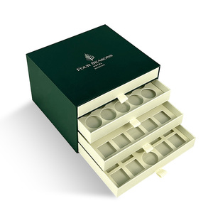 Recyclable Rigid Grey Board Matte Finish Sliding Drawer <b>Box</b> Packaging Premium <b>Gift</b> <b>Box</b> for Jewelry Custom Logo - Product Image 2