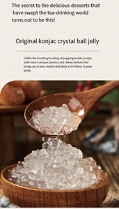 <span class=keywords><strong>Perles</strong></span> <span class=keywords><strong>de</strong></span> <span class=keywords><strong>Konjac</strong></span> Cristallines au Collagène, Billes Éclatantes pour Salades Glacées et Boissons au Lait, Garniture pour Salades <span class=keywords><strong>de</strong></span> Fruits, Sac <span class=keywords><strong>de</strong></span> 1kg - Product Image 6