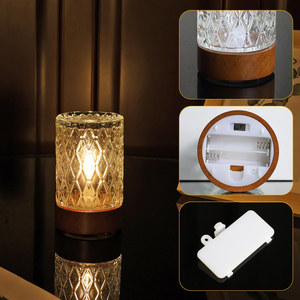 Nordic Night Light Romantic Ambience Luxury Modern Decorative Bedroom <b>Bedside</b> Hotel Cordless Portable Rechargeable <b>Table</b> Lamp - Product Image 5