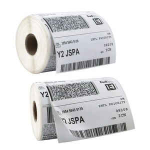 Muestra Gratuita, Etiquetas de Impresión Térmica Personalizables de 4x6, Etiqueta Adhesiva Transparente para Envíos - Product Image 4