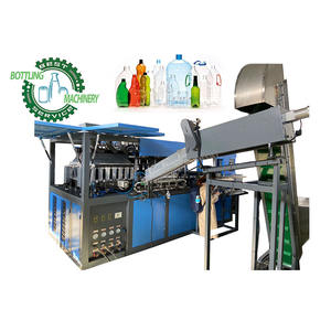 Máquina de moldeado por soplado de botellas, dispositivo con compresor de aire, 6 casity, 350ml, 0-2L, 6000BPH - Product Image 1