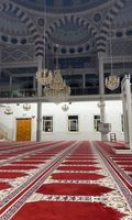 Tapis de prière en rouleau en polypropylène, doux, lavable, personnalisé, brodé, pour mosquée, style égyptien, vente en gros ODM