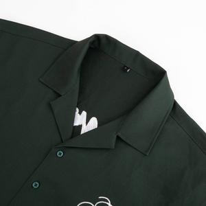 In kỹ thuật số cộng với kích thước nút lên áo sơ mi làm việc bông Twill Áo sơ mi Mens tùy chỉnh ngắn tay áo nút lên Áo sơ mi - Product Image 2