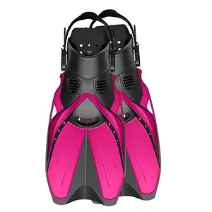 Logotipo personalizado de alta calidad TPR Blade Snorkeling deportes acuáticos aletas cortas de natación aletas de buceo - Product Image 4