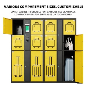 Casillero Modular para Almacenamiento de Equipaje, Gabinete Metálico de Grado Comercial para Maletas, Ahorro de Espacio, Seguro, para Biblioteca, Escuela, Universidad - Product Image 4