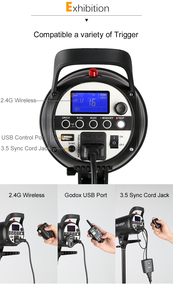 Flash de Studio <span class=keywords><strong>Godox</strong></span> <span class=keywords><strong>SK400II</strong></span> pour Photographie de Mariage, Commerciale et de Produit - Product Image 5
