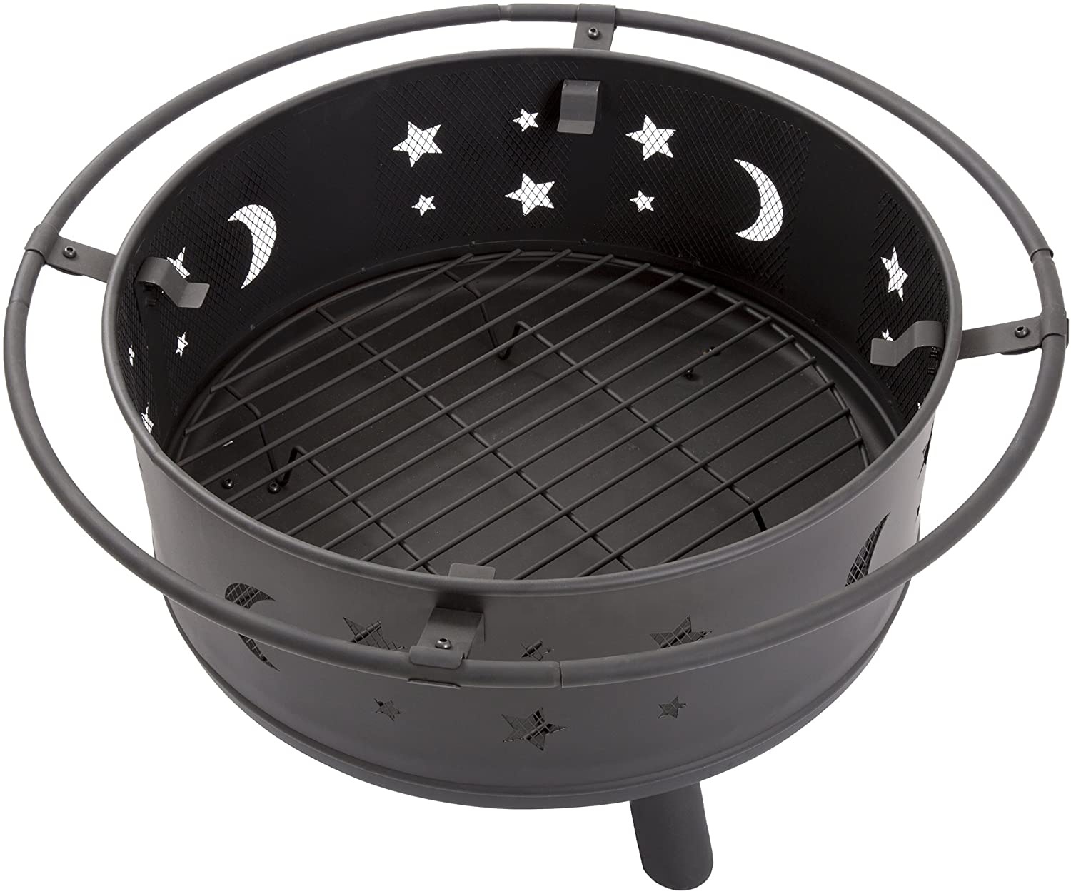 Trade assurance portable outdoor backyard/garden fire pit manufacturers with cover and grill