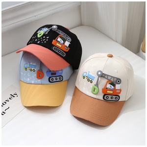 Casquettes de baseball unisexes pour enfants, motif dessin animé, printemps-automne, avec design 3D et <span class=keywords><strong>patch</strong></span> en cuir, style snapback, vente en gros - Product Image 3