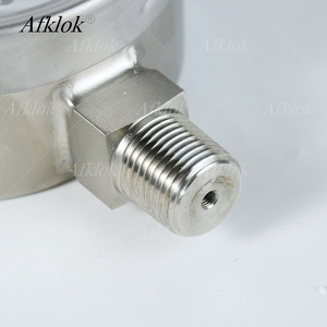 Manómetro de Acero Inoxidable Lleno de Glicerina, Rosca Métrica, Montaje en Panel, Alta Precisión, Industrial, Medidor de Presión en Bar y PSI - Product Image 4
