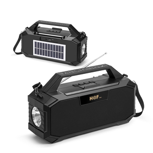 Năng lượng mặt trời bảng điều chỉnh sạc di động không dây <span class=keywords><strong>Torch</strong></span> BT Loa FM Đài phát thanh Hỗ trợ TF/USB Loa siêu trầm bass hoạt động BT giá rẻ Loa - Product Image 3