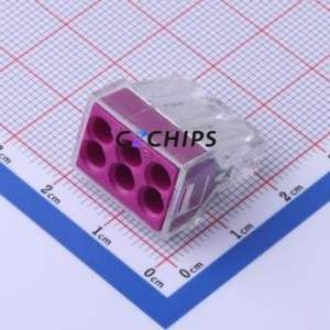 773-106 Wiring Quick Connect Terminal Connector Single Side Wire Entry 24A 400V - Product Image 1