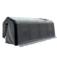 Étanche à l'air PVC gonflable garage protection solaire protection contre la pluie tente de lavage de voiture portable gonflable couverture de voiture tente de peinture en aérosol