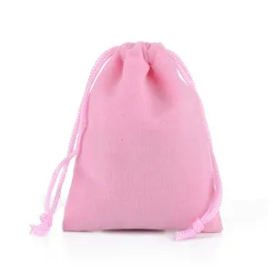 Bán Buôn Trang Sức Velvet Pouch Túi Quà Tặng Với Dây Rút Trang Sức Bao Bì Đồ Trang Sức Túi