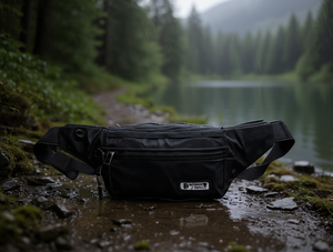 Borsa da cintura impermeabile da 13 pollici con chiusura a cerniera in nylon per uso esterno da uomo - Product Image 2