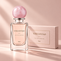 Flacon de parfum élégant pour femmes 30ml 50ml 100ml Flacon en verre vide avec emballage personnalisé