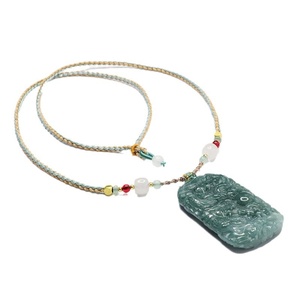 Colgante Unisex de Jade Natural Grado A con Nueve Dragones Protectores, Collar Zodiacal de Agua Azul FC4112803, Jade Natural de Primera Calidad - Product Image 4