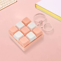Llavero con Teclado de 9 Botones, Juego de Teclado para Dedos, Juguete de Coordinación Mano-Ojo, Juguete Antiestrés