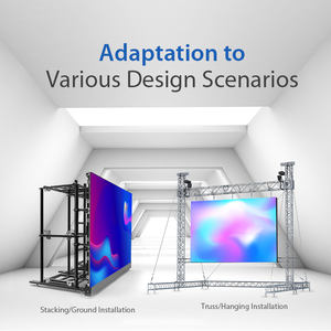تأجير مرحلة الخدمة الأمامية شاشة LED داخلية خارجية Pantalla مع إضاءة LED فيديو للحفلات الموسيقية بألوان كاملة تأجير P3 - Product Image 5
