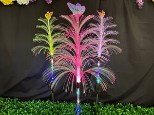 Faroles Decorativos Coloridos para Exteriores, Impermeables, para Jardín, Lámpara <span class=keywords><strong>Solar</strong></span> LED de Fibra Óptica <span class=keywords><strong>con</strong></span> Forma de Medusa, Personalización de Fábrica - Product Image 6