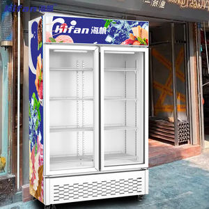 Réfrigérateur et congélateur vitrine commerciaux à <span class=keywords><strong>double</strong></span> <span class=keywords><strong>porte</strong></span>, adaptés aux équipements de réfrigération de boissons et de bières en magasin - Product Image 5