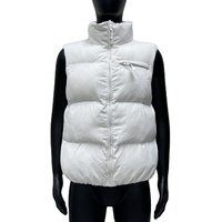 Bomber Jacket Gilet sans manches en coton de haute qualité Hommes et femmes Hiver avec rembourré Down Spot-sérialisé Marque personnalisée