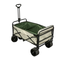 Chariot de camping pliable d'extérieur, chariot de pique-nique portable avec poignée pour la plage, le jardin et les courses