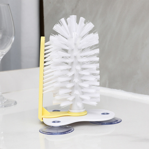 Cepillo de Limpieza 2 en 1 <span class=keywords><strong>para</strong></span> Vasos de Plástico con <span class=keywords><strong>Base</strong></span> de Succión, Cepillo Multifuncional <span class=keywords><strong>para</strong></span> Botellas de Vidrio, Cepillo <span class=keywords><strong>para</strong></span> <span class=keywords><strong>Lavar</strong></span> Vasos <span class=keywords><strong>para</strong></span> Cocina - Product Image 4