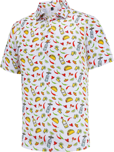 Polo imprimé pour homme, manches courtes, col rabattu, décontracté, pour le golf, OEM ODM, polos personnalisés pour homme, tissu respirant, col ras du cou - Product Image 2