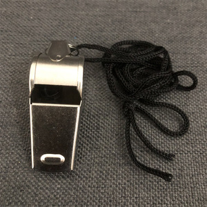 Metal Whistles Aluminum Alloy Individual Plastic Packaging For Sports Referee Basketball Soccer Physical Education Teachers - Product Image 2