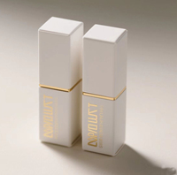 Boîtes d'emballage pour rouge à lèvres en carton blanc à double insert, carton rigide, différentes tailles pour cosmétiques