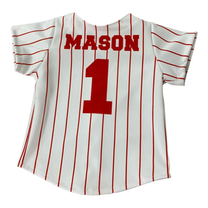Penjualan paling laris Jersey Softball Logo kustom seragam bisbol Crop Top bersirkulasi untuk acara tim - Product Image 2