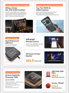 Smartphone robuste Blackview XPLORE 1x1, 10000 mAh, 12+256 Go, vision nocturne, Dimensity 7050, Android 15, écran LCD 120 Hz, appareil photo principal 108 MP - Product Image 5