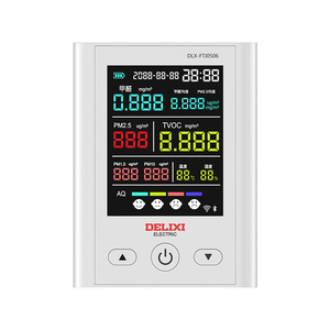 Moniteur de qualité de l'air DeliXi DLX-FTJ0506 avec écran LCD, détecteur de formaldéhyde, TVOC et PM2.5 pour usage domestique - Product Image 4