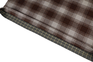100% coton fil teint <span class=keywords><strong>Tartan</strong></span> tissu à carreaux pour chemises écologique respirant trame tricoté rayures Style chemises - Product Image 4