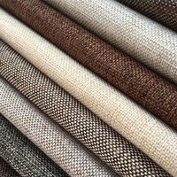 Prix bon marché passé standard imitation lin 100% rouleau de tissu de jute pour canapé