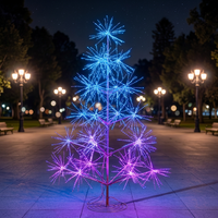 LED-Feuerwerk Weihnachtsbaum Riesige Landschaftsbeleuchtung für Außenbereich Hochzeits- & Heimdekoration mit Mehrfarbiger Beleuchtung