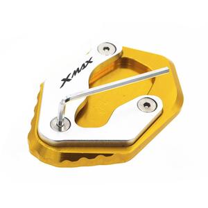 Accessoires de support de moto <span class=keywords><strong>XMAX</strong></span> 300 250 <span class=keywords><strong>125</strong></span> béquille latérale agrandir plaque d'extension CNC haute densité T6061 alliage d'aluminium - Product Image 2