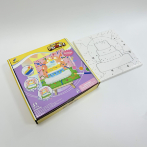 Tự làm dễ thương màu graffiti màu nước sơn vẽ bảng nhựa trường cổng gian hàng đồ chơi cho cô gái - Product Image 2