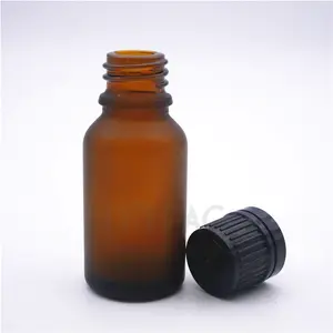 Cosmetic Skin Care Amber Essencial Oil Glass Bottles Packaging 15ml