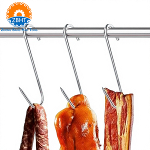 Crochet en S pour abattoir en acier inoxydable 304 résistant à <span class=keywords><strong>la</strong></span> corrosion, pour accrocher les carcasses de bœuf, porc, agneau - Prix usine personnalisé - Product Image 2