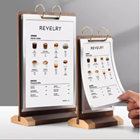 Support de menu écologique pour affichage de prix, calendrier de dîner et publicité – Article de vente en gros pour le commerce de détail