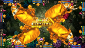 Trò chơi bắn cá Thần chiến tranh 10 người chơi máy săn cá hoạt động bằng tiền xu - Product Image 3