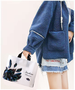 Lianyou ถุงผ้าโพลีธีนด้านข้างขนาดเล็กมีโลโก้ซูเปอร์มาร์เก็ต - Product Image 5