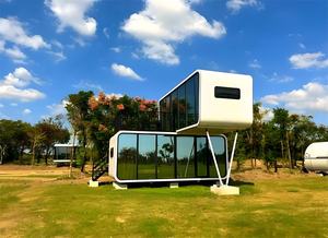 Smart Apple Cabin House panoramique à 360 °-une famille d'accueil mobile préfabriquée pour les centres de villégiature et les campings - Product Image 4