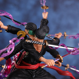 Offre Spéciale 40cm <span class=keywords><strong>One</strong></span> Pie-cesZoro Figure <span class=keywords><strong>Wano</strong></span> Onigashima 9 épées Style PVC Statue Modèle Action <span class=keywords><strong>Figurine</strong></span> Collection Décor Jouet Cadeau - Product Image 6
