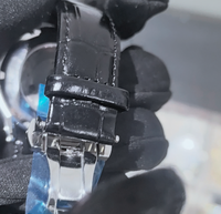 Montre de luxe pour homme avec diamants Moissanite VVS de haute qualité, mouvement automatique Tourbillon, entièrement sertie de diamants VVS1