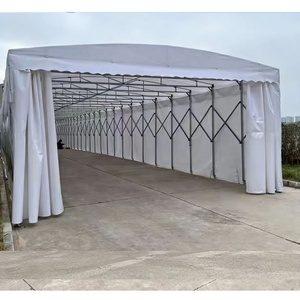 Toldos Retráctiles Eléctricos de PVC Impermeable, Carpa Plegable para Canchas Deportivas y Almacenes - Product Image 5