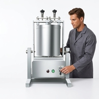 Moulin Commercial à Beurre de Noix 7L, Mélangeur de Chocolat, Machine à Broyer à la Pierre pour Beurre de Cacahuète, Pâte d'Amande, Tahini