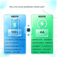 [Chargeur à déconnexion automatique] Dispositif de coupure d'alimentation à pleine puissance pour téléphone portable, avec arrêt automatique IA et éjection du câble Type-C