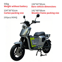 Fabricant Fournisseur de Motos Électriques Tout-Terrain à Pneus Larges 1000W Haute Vitesse, Cyclomoteurs Électriques 60V/72V U2